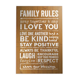 Family Rules Decoposter