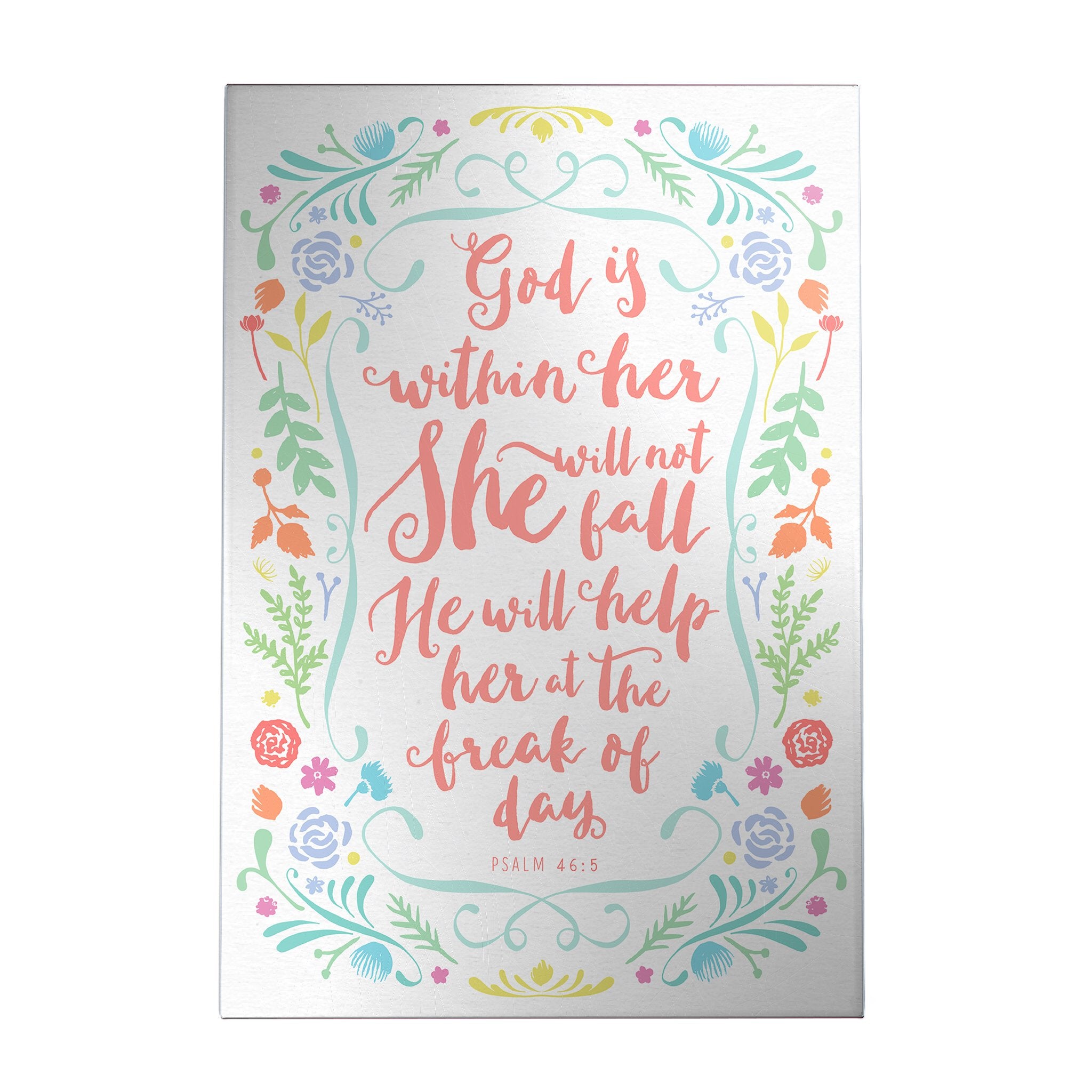 God is Within Her Decoposter