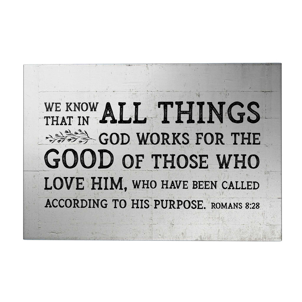 All Things God Works for the Good | Original Inspirational Poster ...