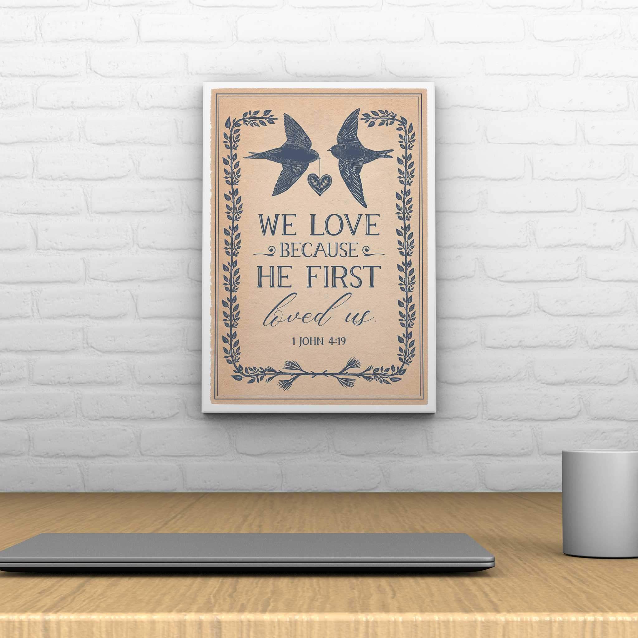 Wings of Love Decoposter: We Love Because