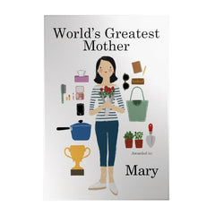 World's Greatest Mother Decoposter