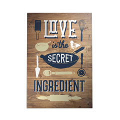 Happy Home Decoposter: Love Is the Secret Ingredient