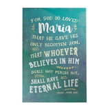 For God so Loved Personalized Decoposter