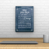 Words That Inspire Decoposter: May Your Days Be Many [CLEARANCE]