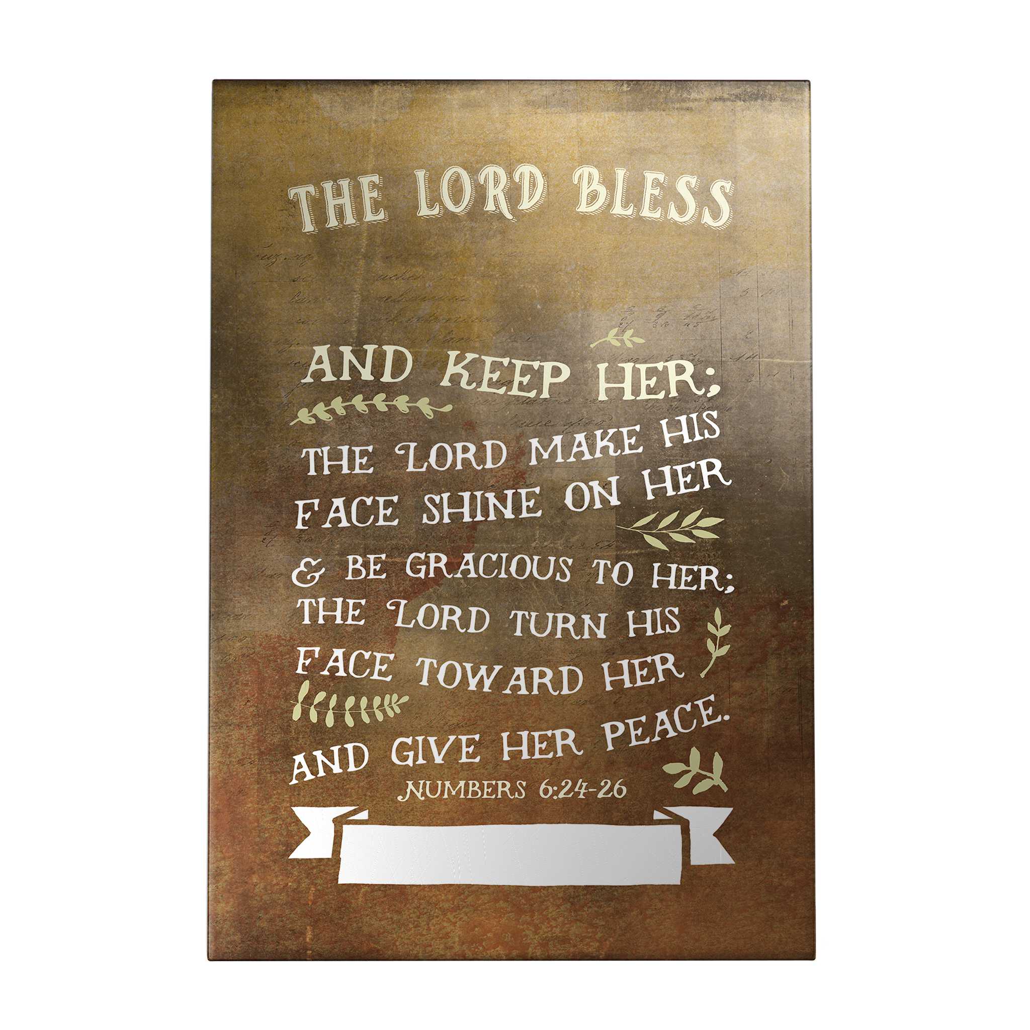 The Lord Bless and Keep Her Personalized Decoposter