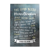 The Lord Bless and Keep Her Personalized Decoposter