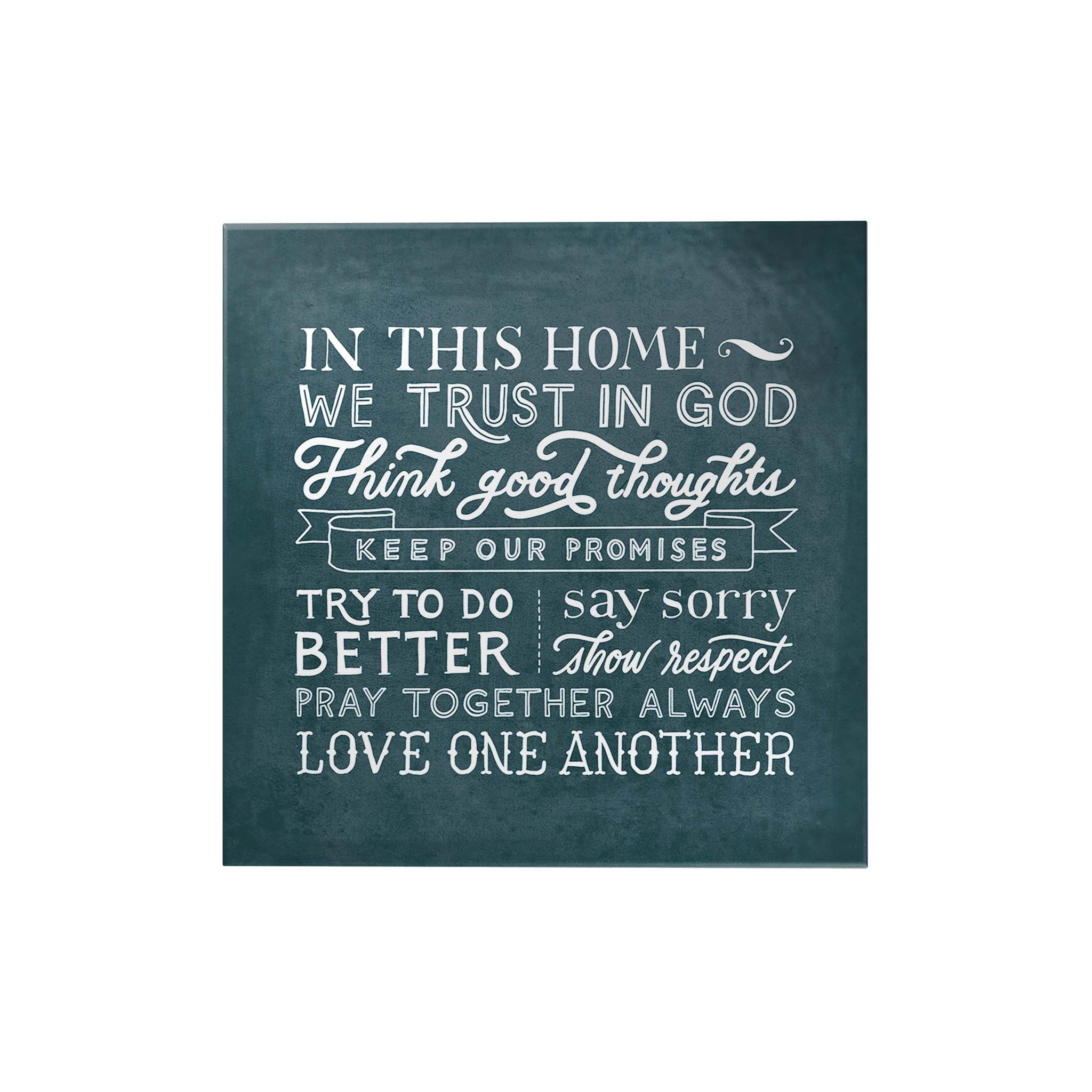Words That Inspire Decoposter: In This Home [CLEARANCE]