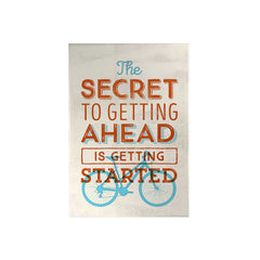 The Secret of Getting Ahead Decoposter