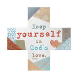 Keep Yourself in God's Love Deco Cross
