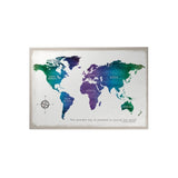World Map Decoposter