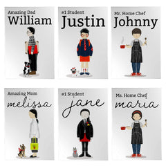 Characters Personalized Decoposter