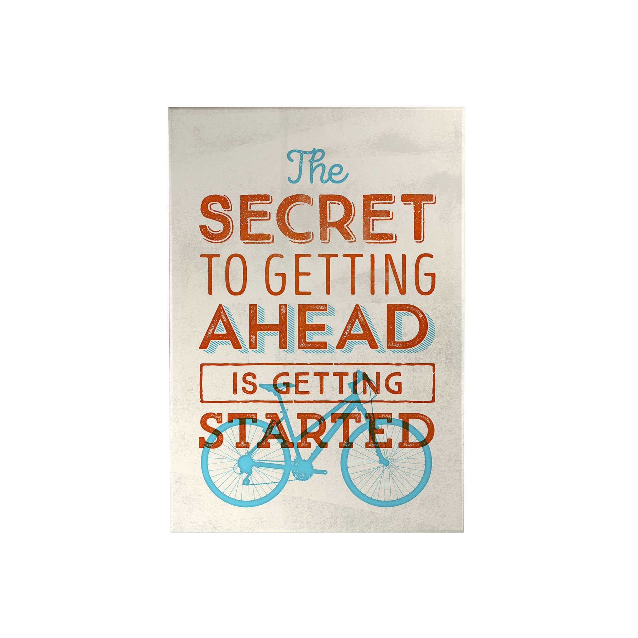 The Secret of Getting Ahead Decoposter