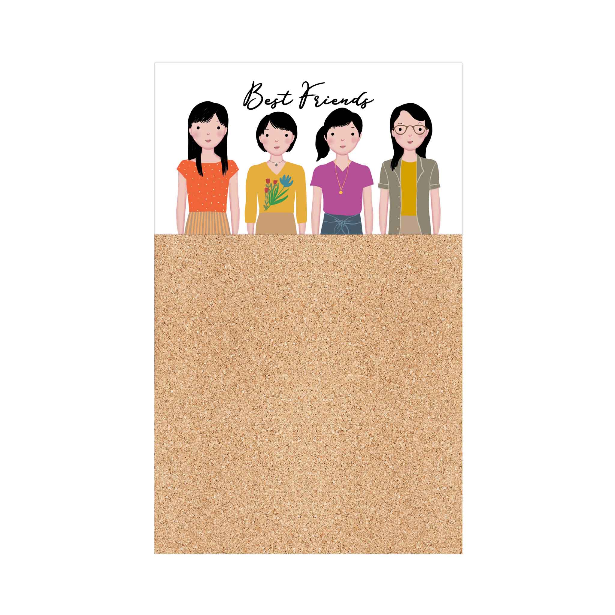 You, Me, and Family Personalized Corkboard
