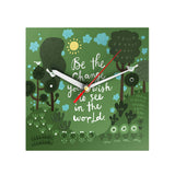 Affirmation Clock: Be the Change