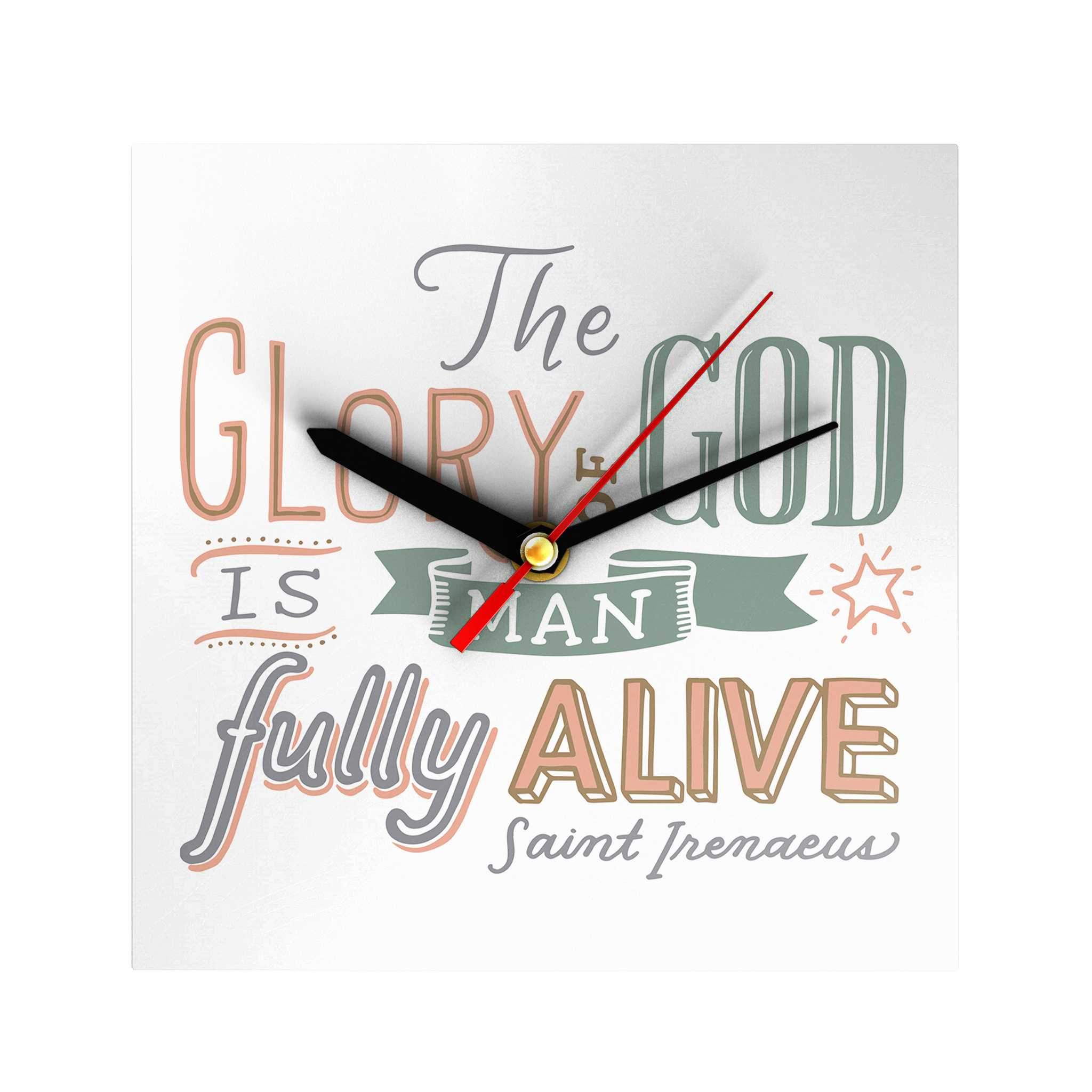 Words That Inspire Clock: The Glory of God