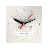 Love Is Forever Personalized Clock