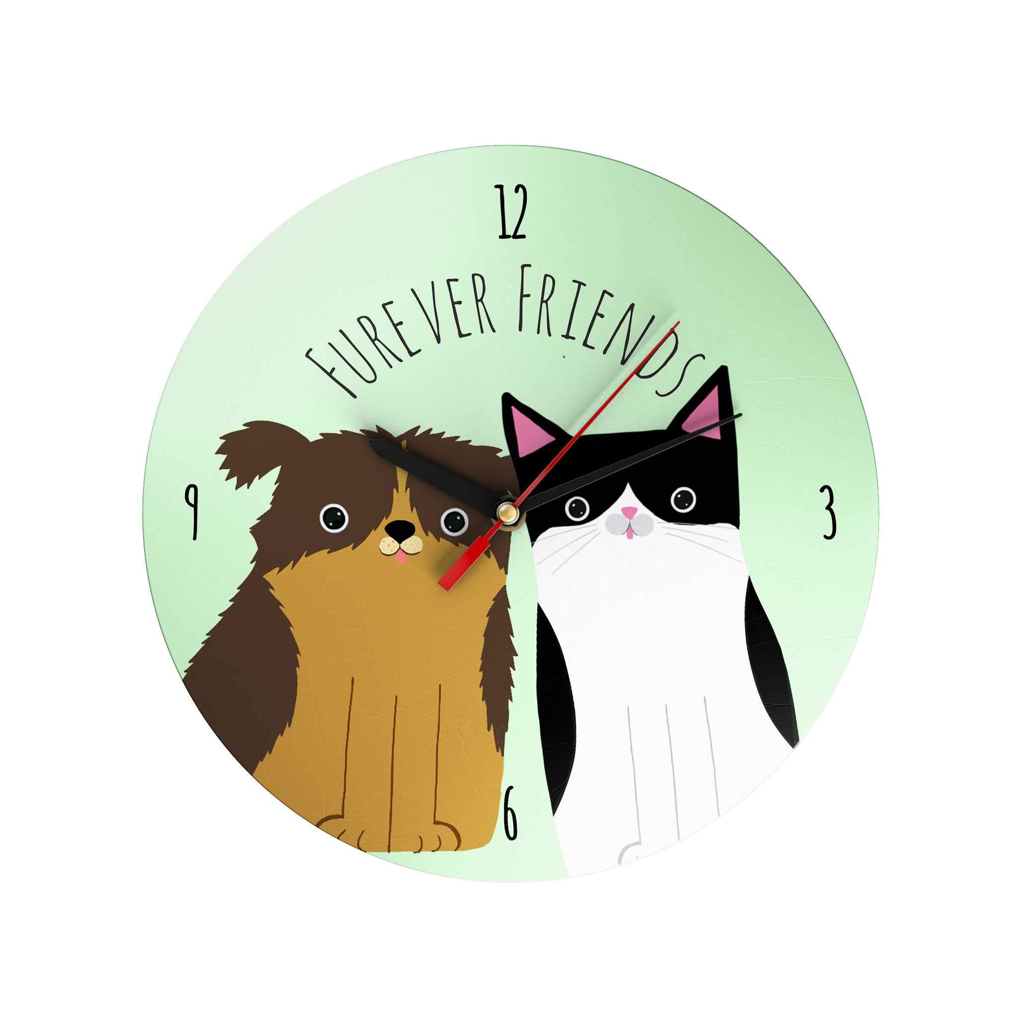 Pawsome: Furever Friends Clock