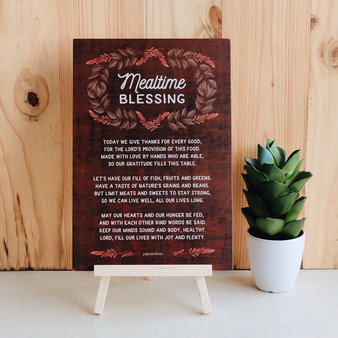 Mealtime Blessing Decoposter