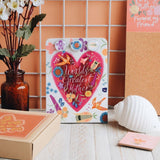 World's Greatest Mother Desk Magnet Board: Heart [CLEARANCE]