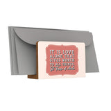 Words of Love Letter Holder: It Is Love