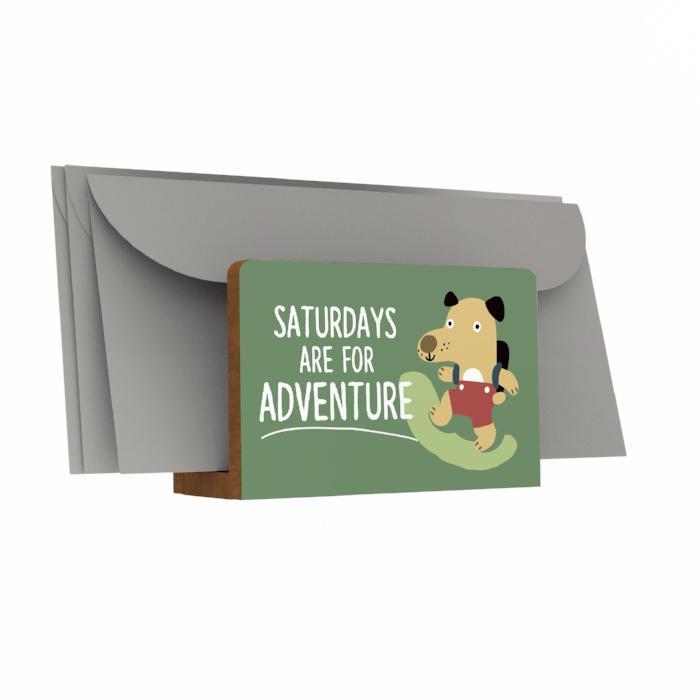 Saturdays Are for Adventure Letter Holder