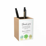 Personalized Bloom and Grow Penholder: Thank you