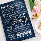 Words That Inspire Decoposter: Family Is the Heart of the Home [CLEARANCE]