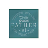 Father Glass Coaster