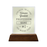 Extra Special One Of A Kind Personalized Glass Plaque