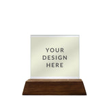 Personalized Mini Glass Plaque: Own Design