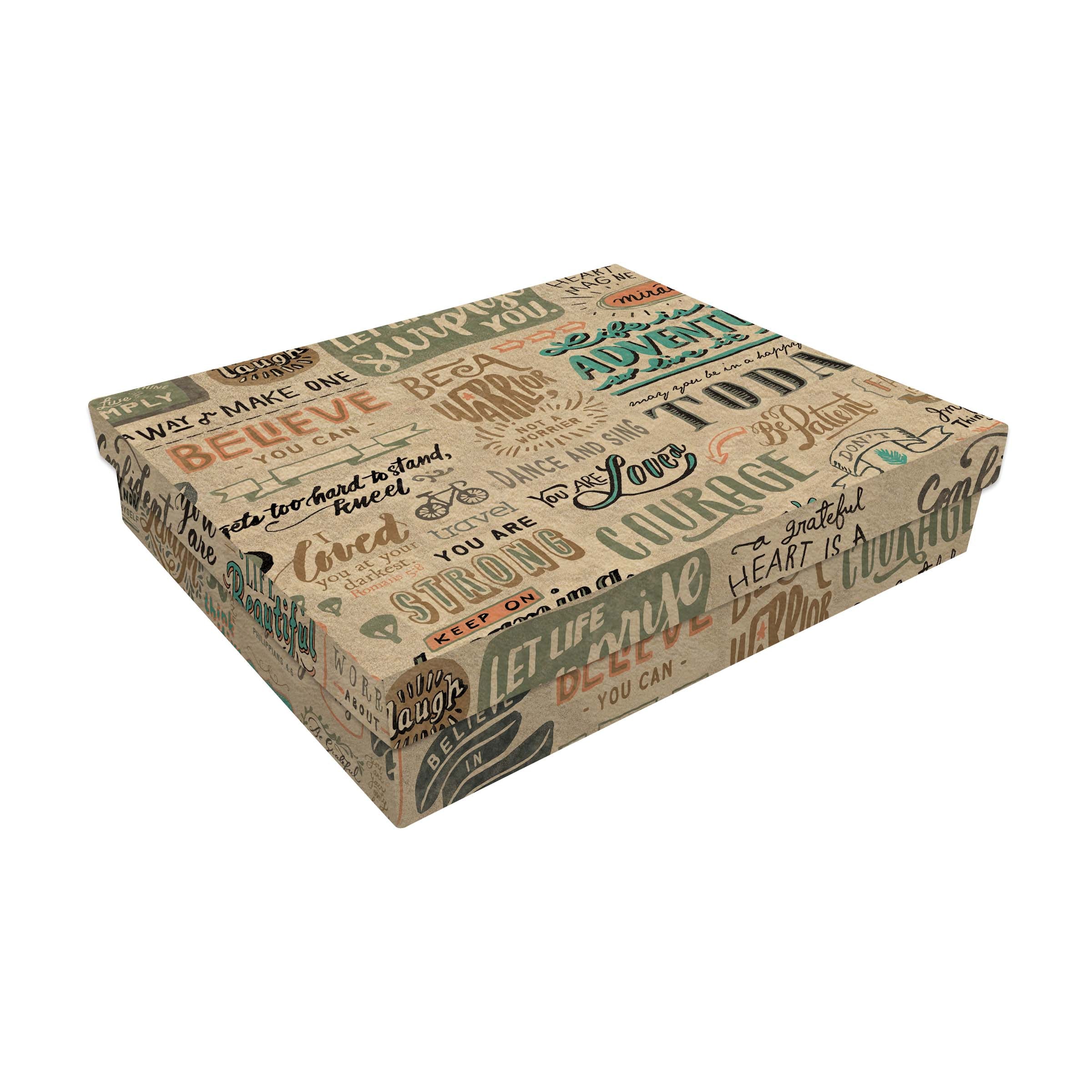 Rectangular Gift Box: 10" x 8.5" x 2"