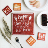People Who Love to Eat Decoposter