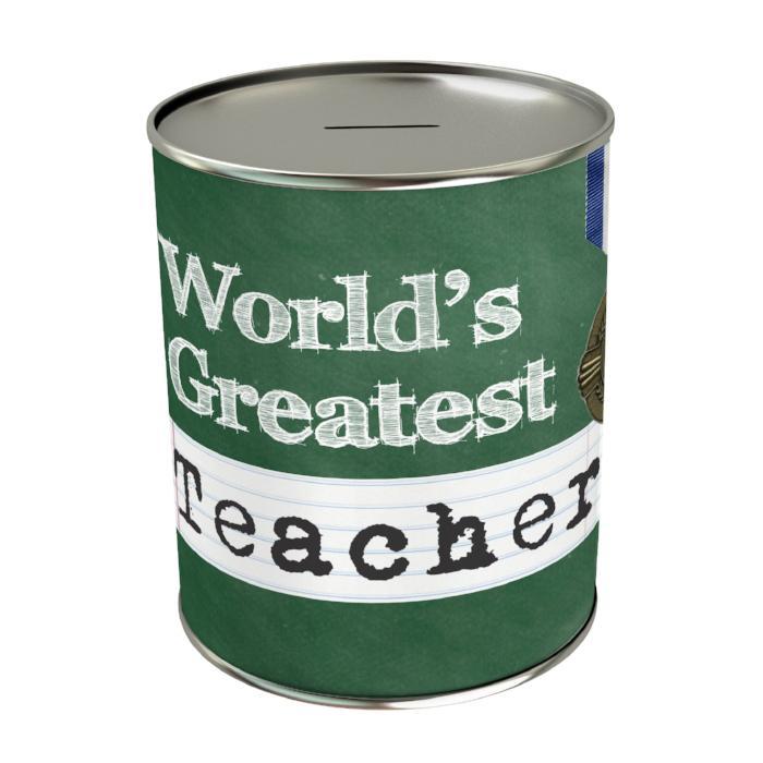 World's Greatest Teacher Coin Bank: Medal
