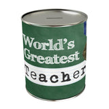 World's Greatest Teacher Coin Bank: Medal