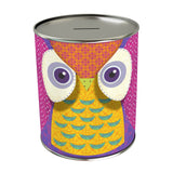 Owl Pink Coin Bank