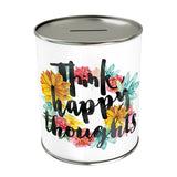 Think Happy Thoughts Coin Bank