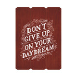 Don’t Give Up Fence Silkscreen Wall Art [CLEARANCE]