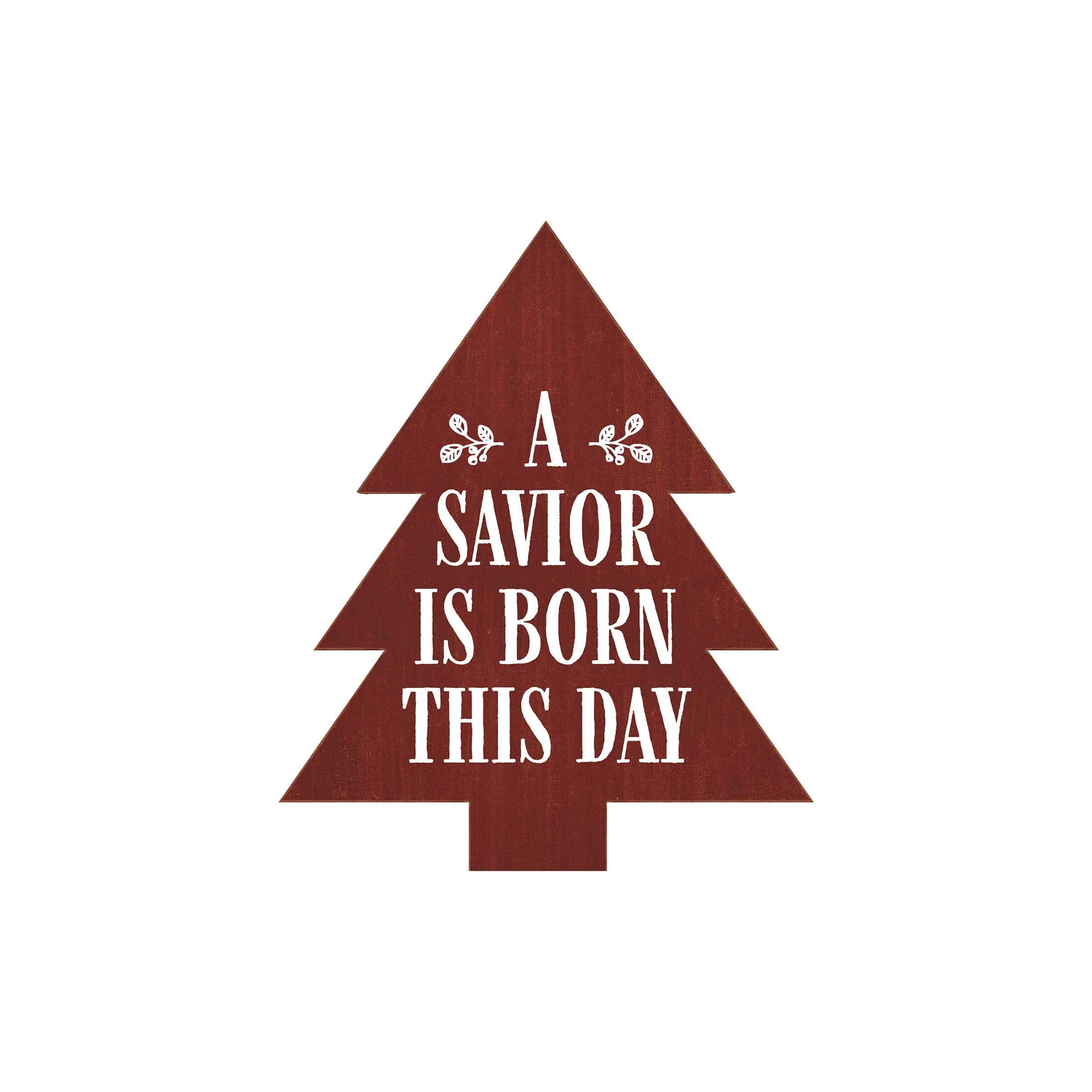 A Savior Is Born Christmas Tree