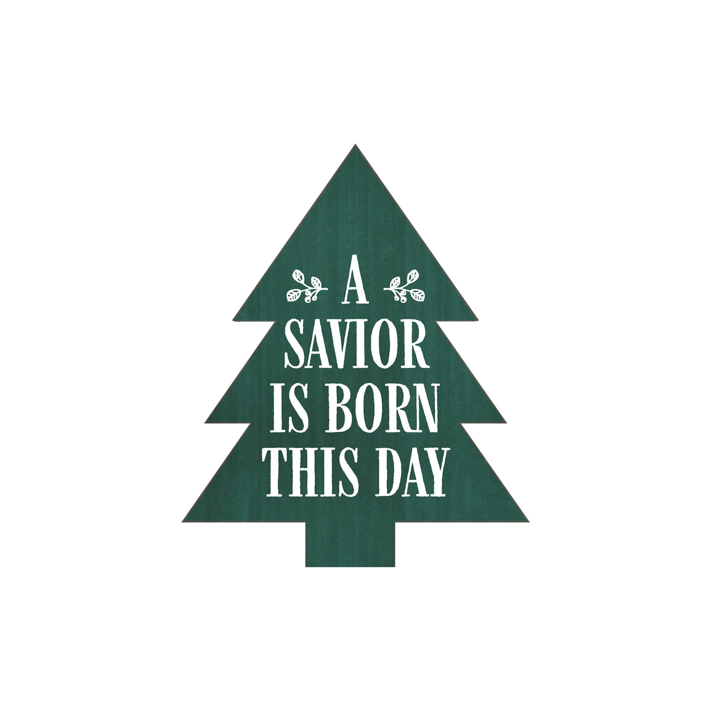 A Savior Is Born Christmas Tree