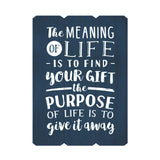 The Meaning of Life Fence Silkscreen Wall Art