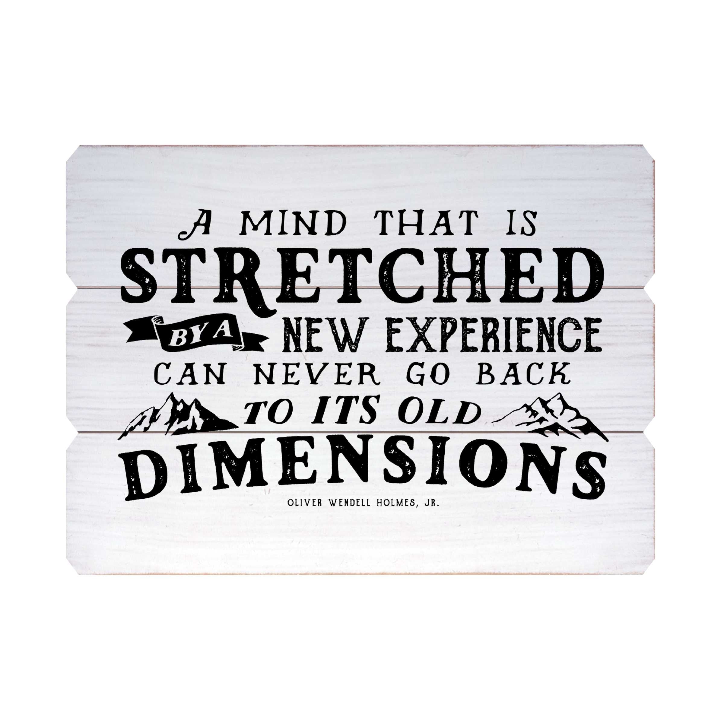 A Mind That Is Stretched Fence Silkscreen Wall Art [CLEARANCE]