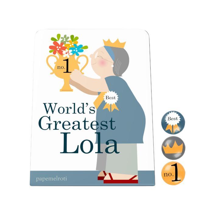 World's Greatest Lola Desk Magnet Board
