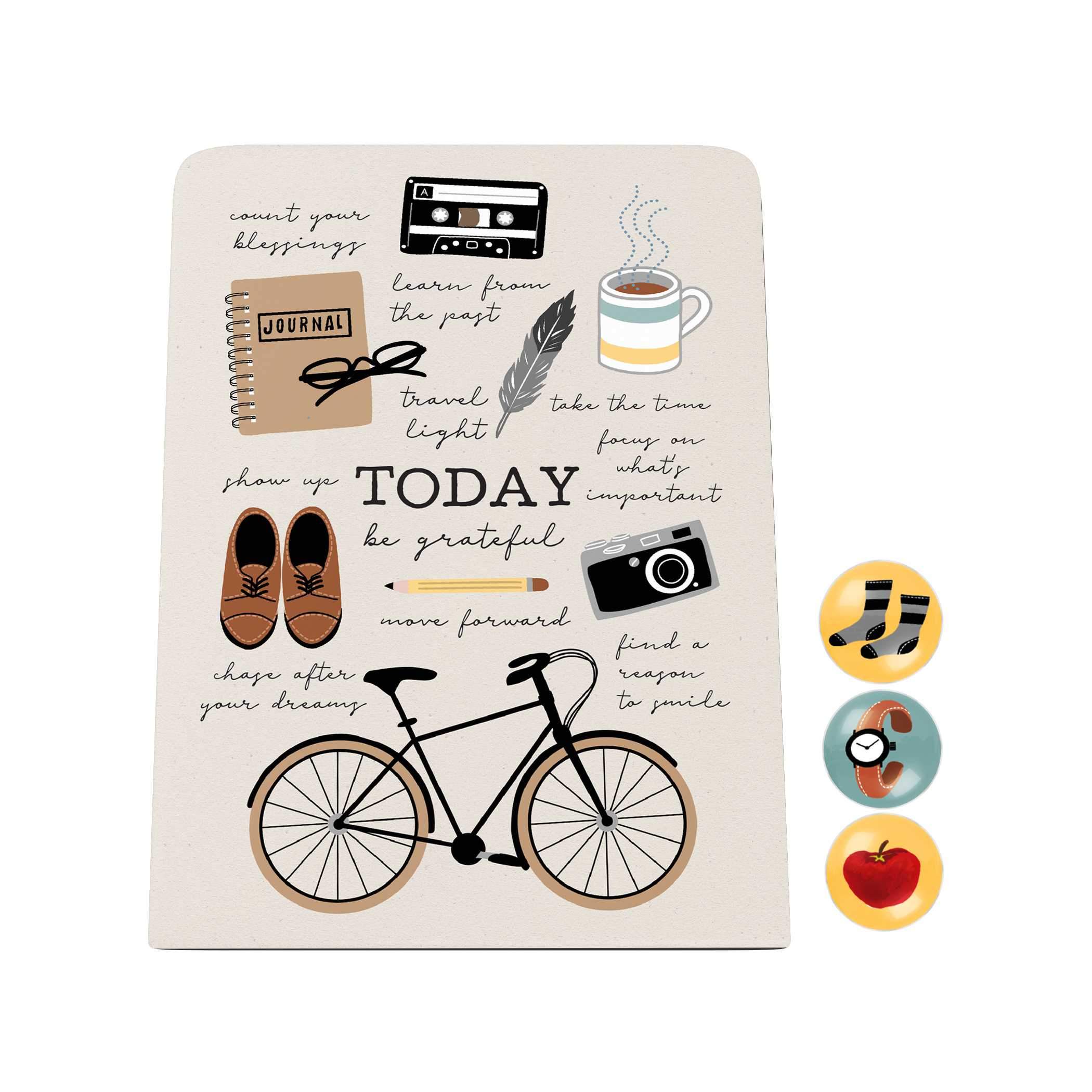 Everyday Things Desk Magnet Board: Today Be Grateful