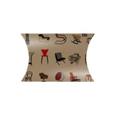 20th Century Iconic Chairs Pillow Box
