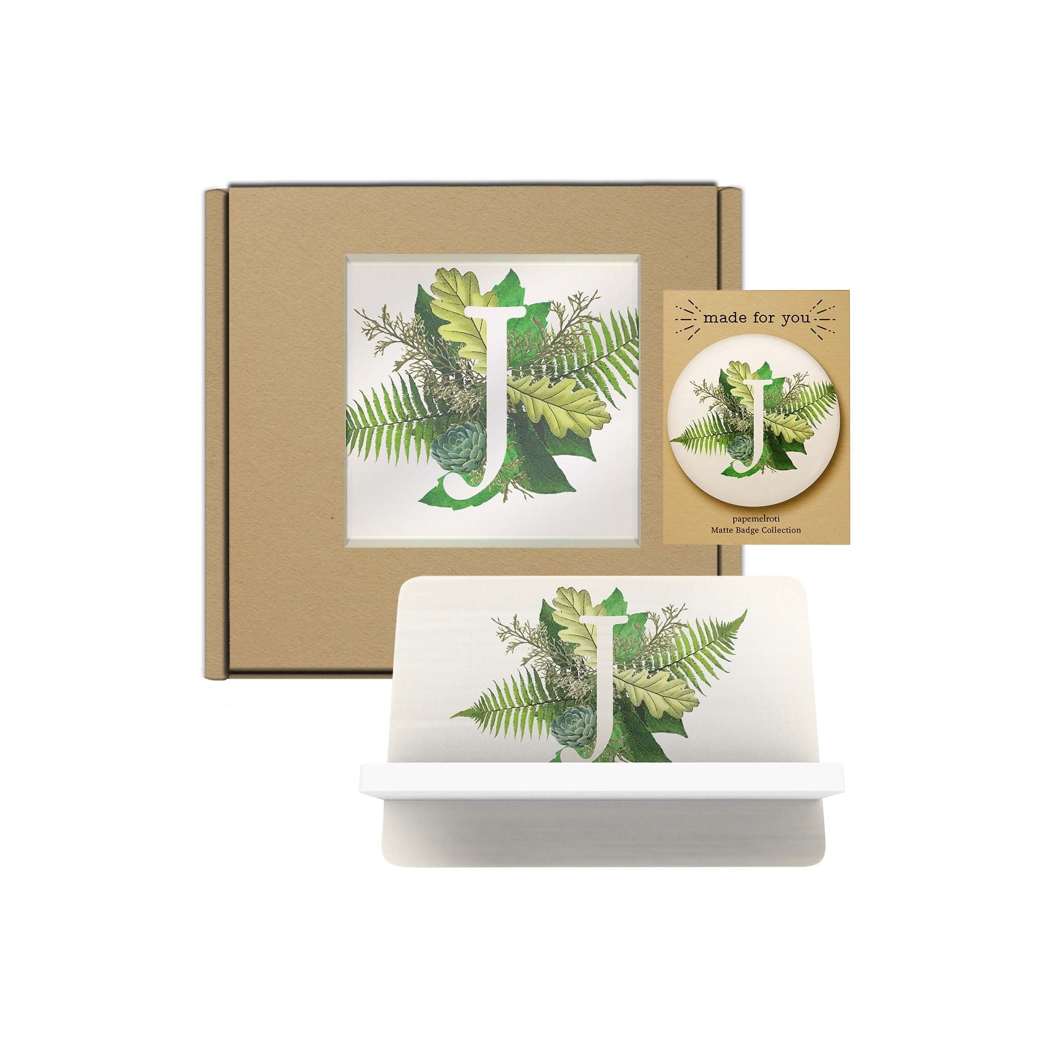Botanical Monogram Gift Set