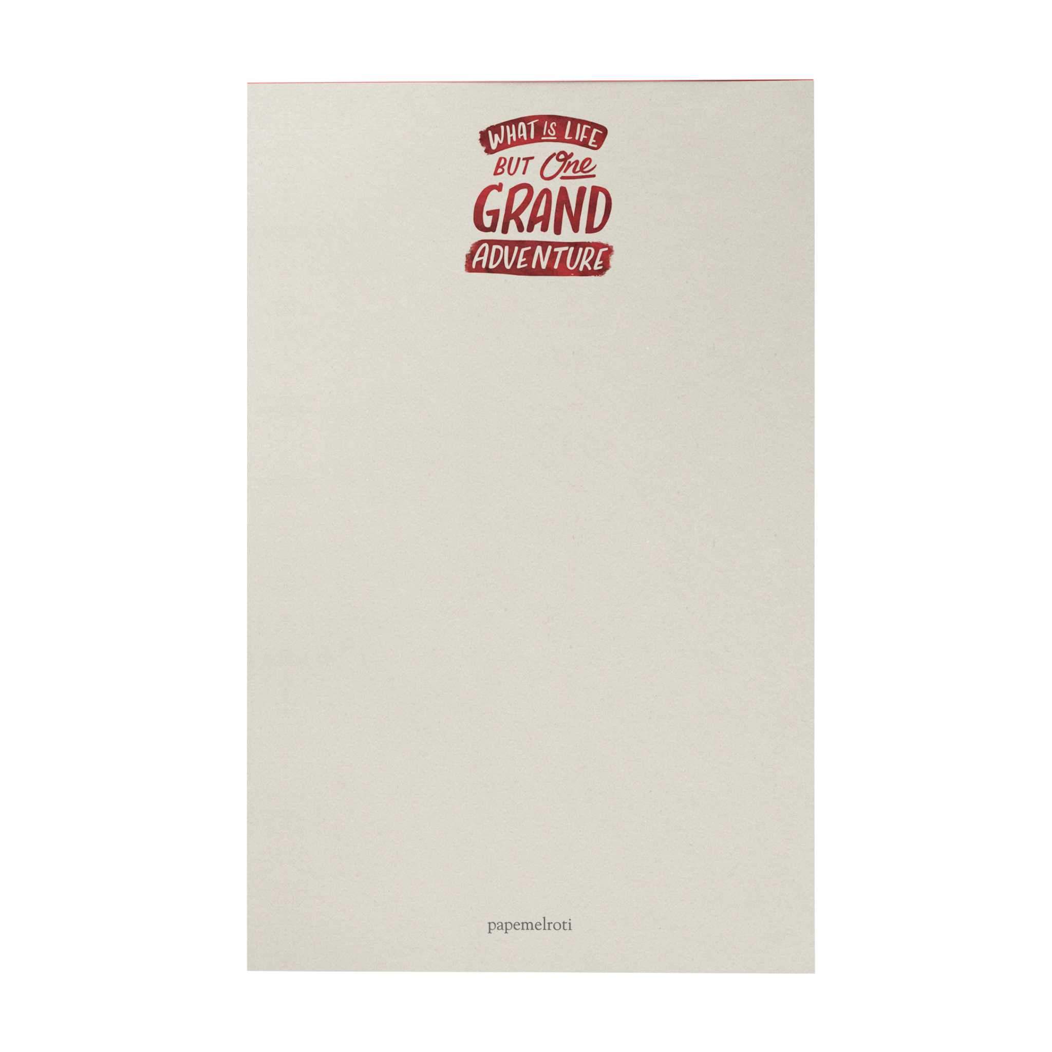 Grand Adventure Writing Pad: What Is Life