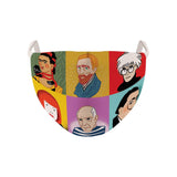 Iconic Artists Fabric Face Mask