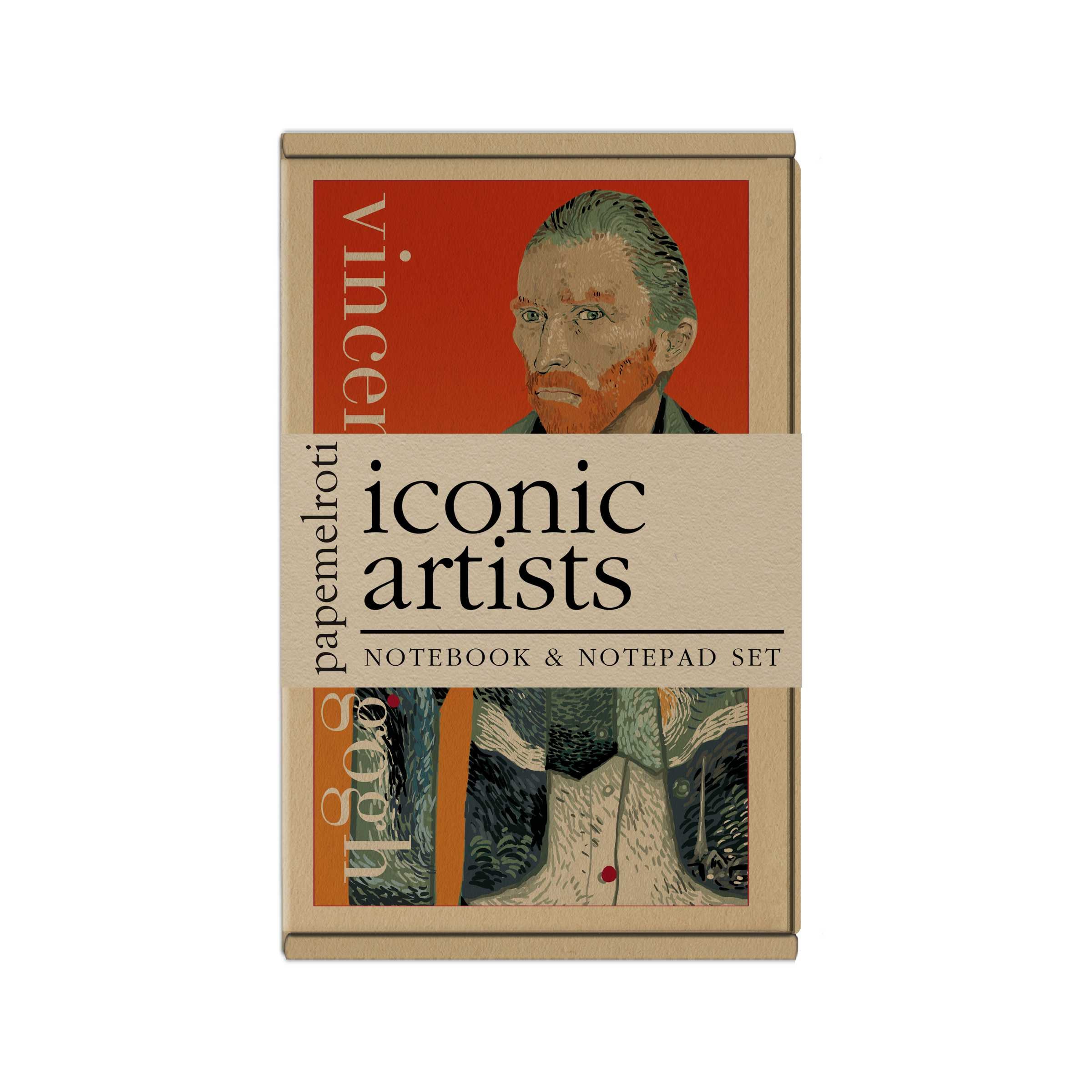 Iconic Artists Notebook and Notepad Set