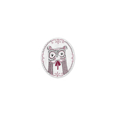 Owl Artisan Embroidered Pin