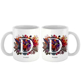 Burst of Colors Couple Personalized Mug